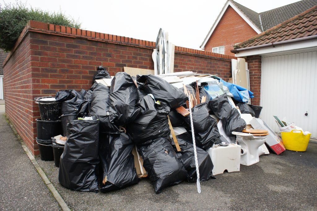 Junk removal service by Super Team Restoration Experts