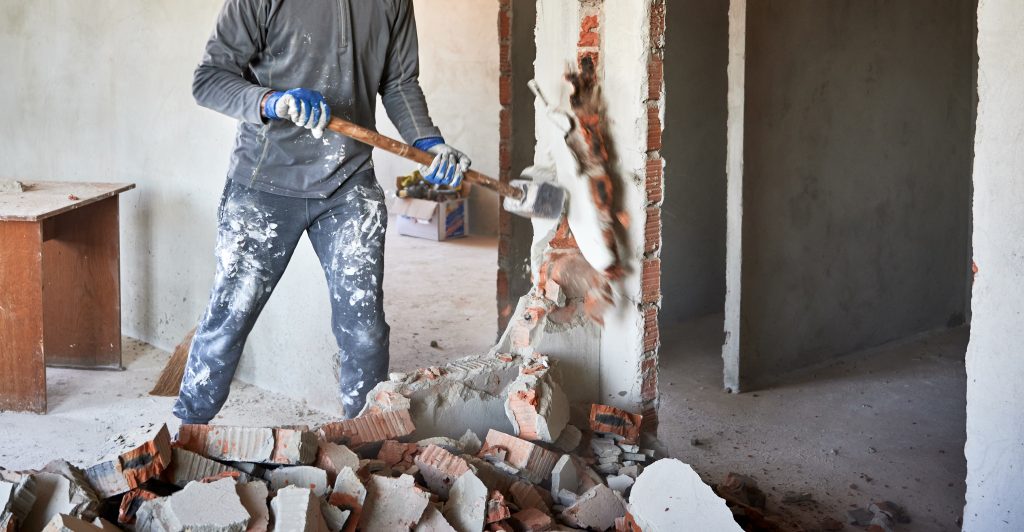 Demolition project service by Super Team Restoration Experts
