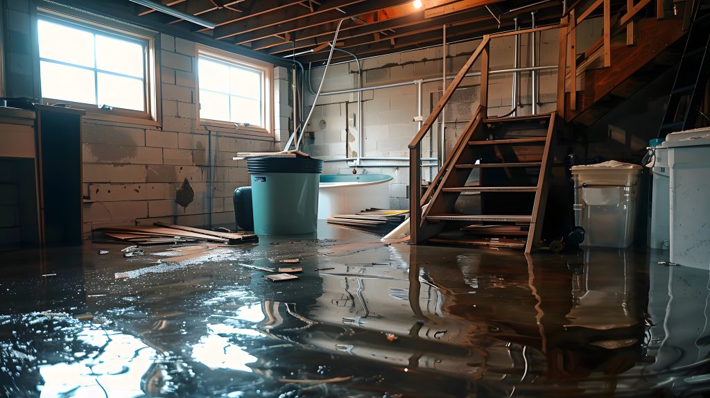Water and flood damage restoration project by Super Team Restoration Experts