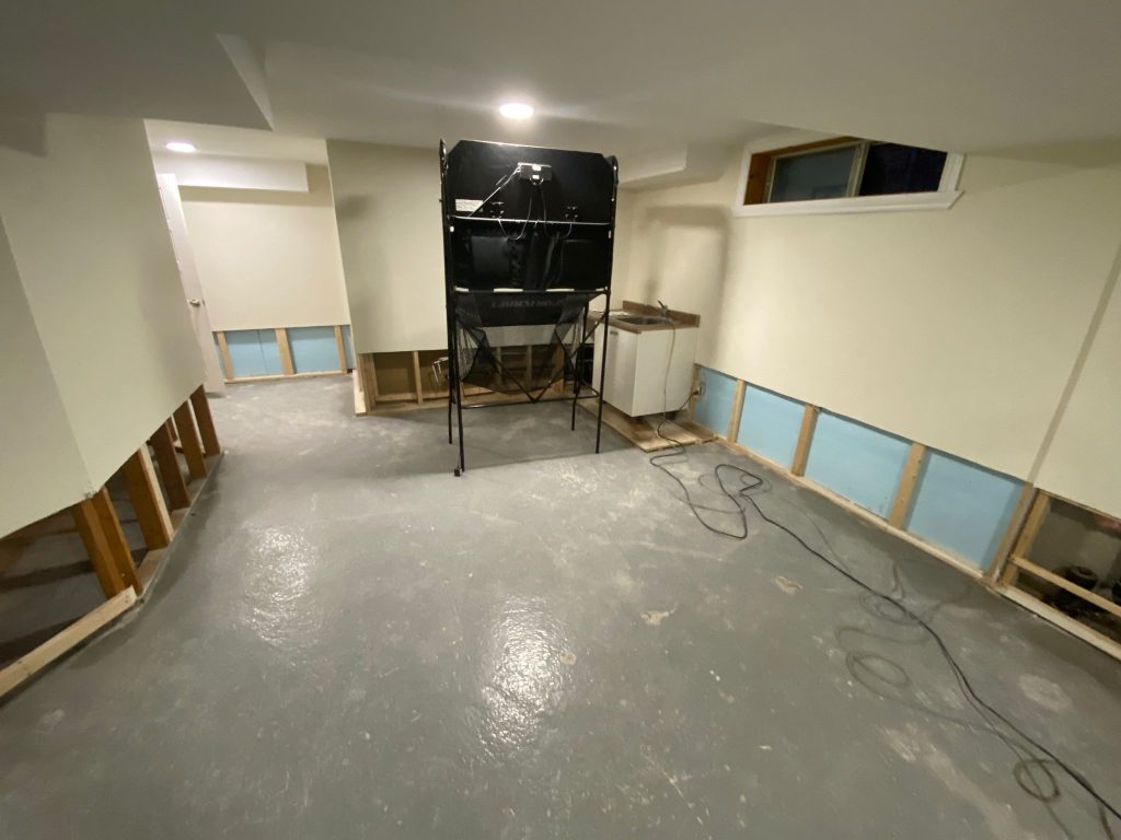 Water and flood damage restoration project by Super Team Restoration Experts