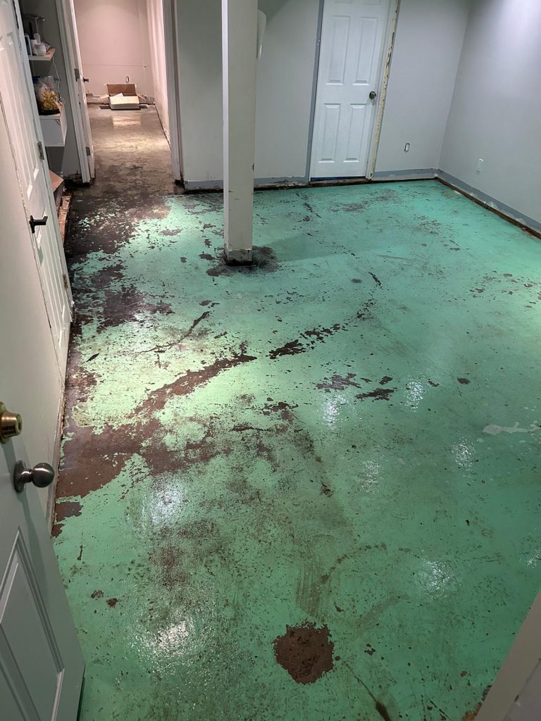 Water and flood damage restoration project by Super Team Restoration Experts
