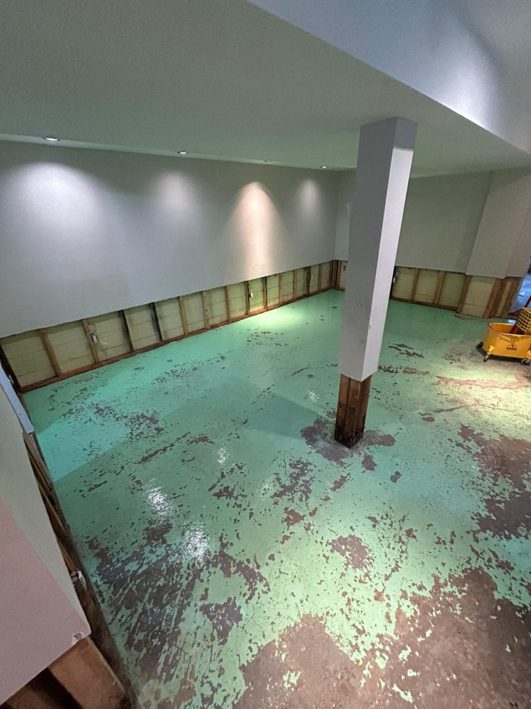 Water and flood damage restoration project by Super Team Restoration Experts